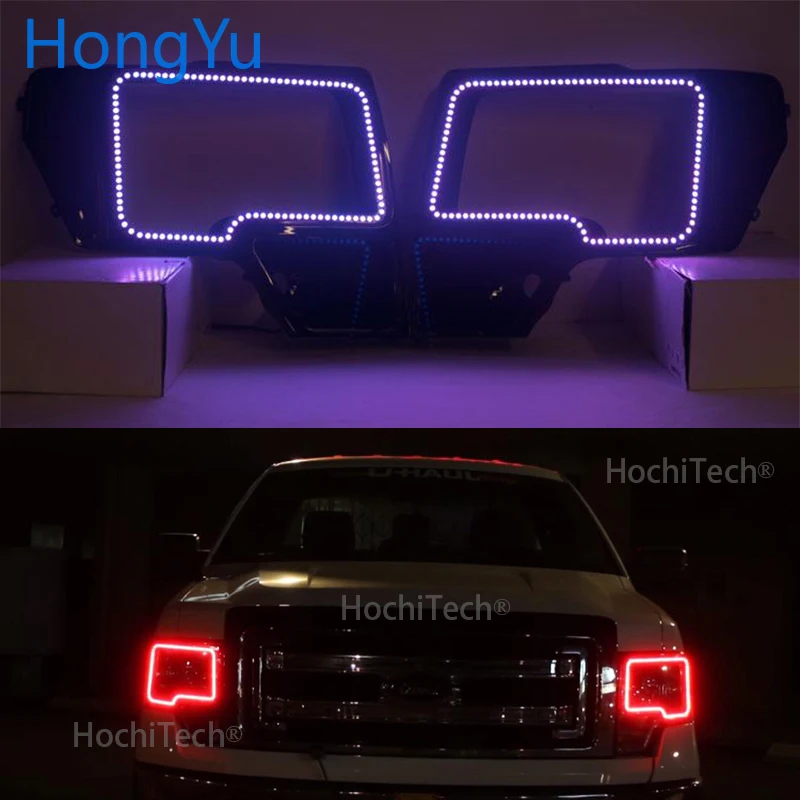 For Ford F-150 F150 2009 - 2014 Excellent IR Controller Multi-Color Ultra bright RGB LED Angel Eyes Halo Ring kit
For Ford F-150 F150 2009 - 2014 Excellent IR Controller Multi-Color Ultra bright RGB LED Angel Eyes Halo Ring kit