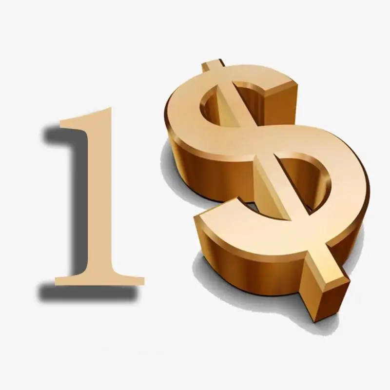this is for extra fee,it represent 1 dollar,you can select the piece to make price profit your need
this is for extra fee,it represent 1 dollar,you can select the piece to make price profit your need