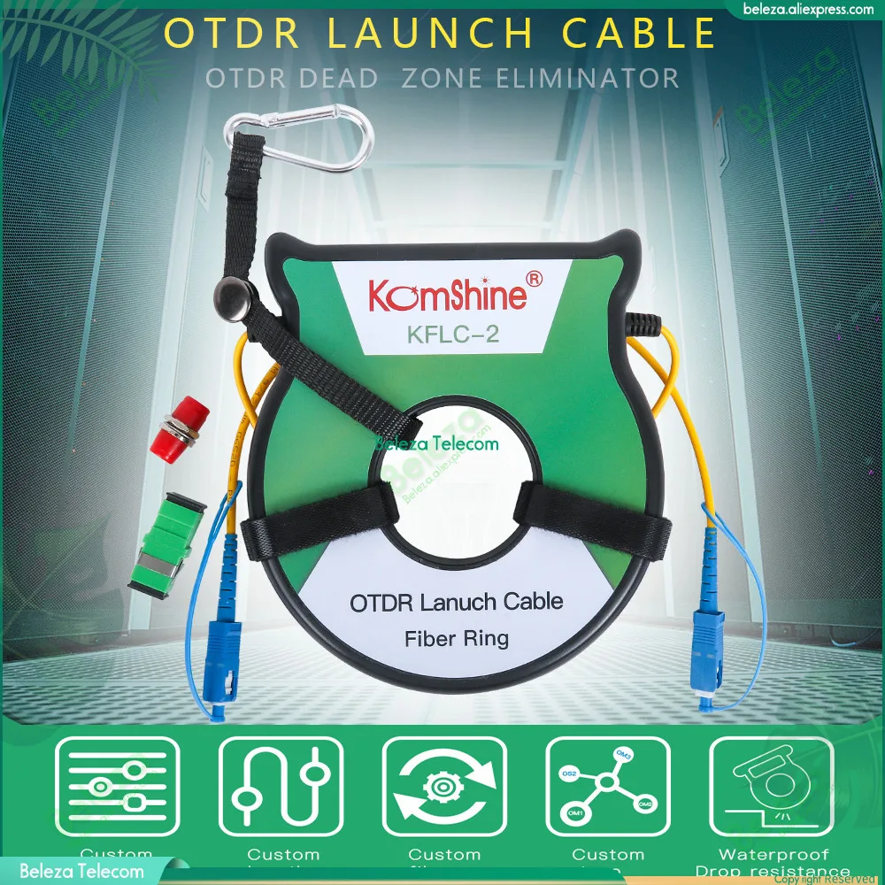 Cable Box KFLC-2 OTDR Launch Cable Eliminator Single Mode Optical Fiber Ring (OS2) 150M 9/125um
Cable Box KFLC-2 OTDR Launch Cable Eliminator Single Mode Optical Fiber Ring (OS2) 150M 9/125um