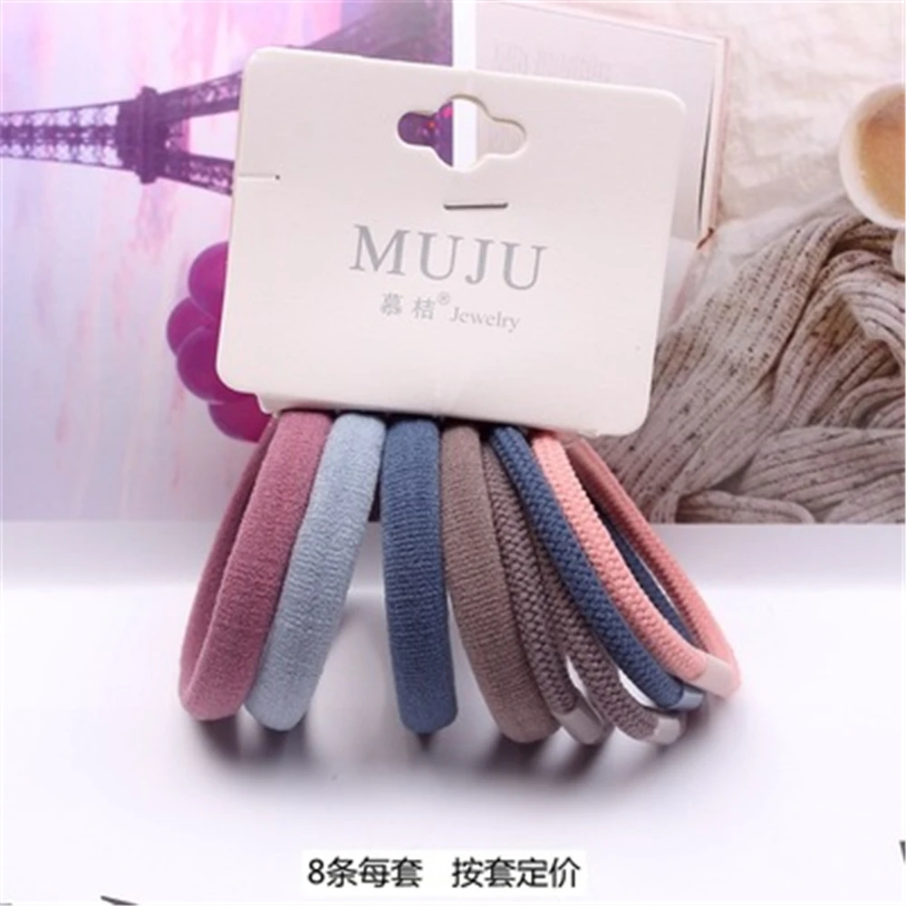 Korean version of tag hair decoration affordable 8 PIN card hair rope to make the end of no seam hair circle JQ-028
Korean version of tag hair decoration affordable 8 PIN card hair rope to make the end of no seam hair circle JQ-028