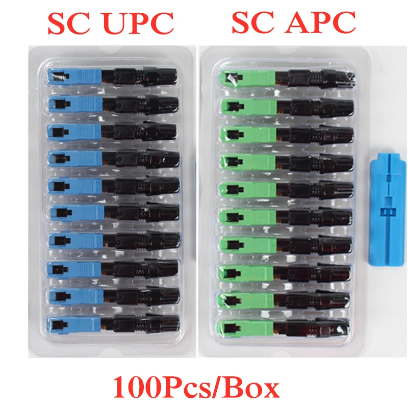 100 шт. SC UPC одномодовый волоконно-оптический Быстрый коннектор SC APC FTTH SC быстрый коннектор SC адаптер в сборе
100 шт. SC UPC одномодовый волоконно-оптический Быстрый коннектор SC APC FTTH SC быстрый коннектор SC адаптер в сборе