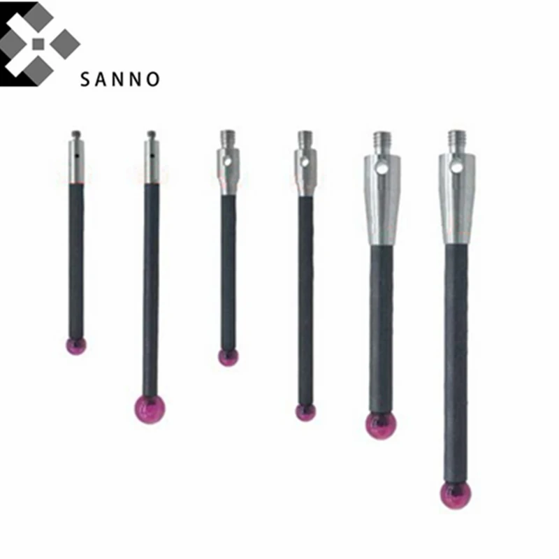 Three-dimensional carbon fibre rod probe M2 /M3 / M4 thread force measuring tools rudy ball head point gauge
Three-dimensional carbon fibre rod probe M2 /M3 / M4 thread force measuring tools rudy ball head point gauge