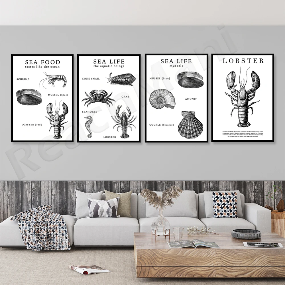 Marine life art poster, seahorse, lobster, mussel poster vintage marine life prints, marine life printing, restaurant vintage de
Marine life art poster, seahorse, lobster, mussel poster vintage marine life prints, marine life printing, restaurant vintage de