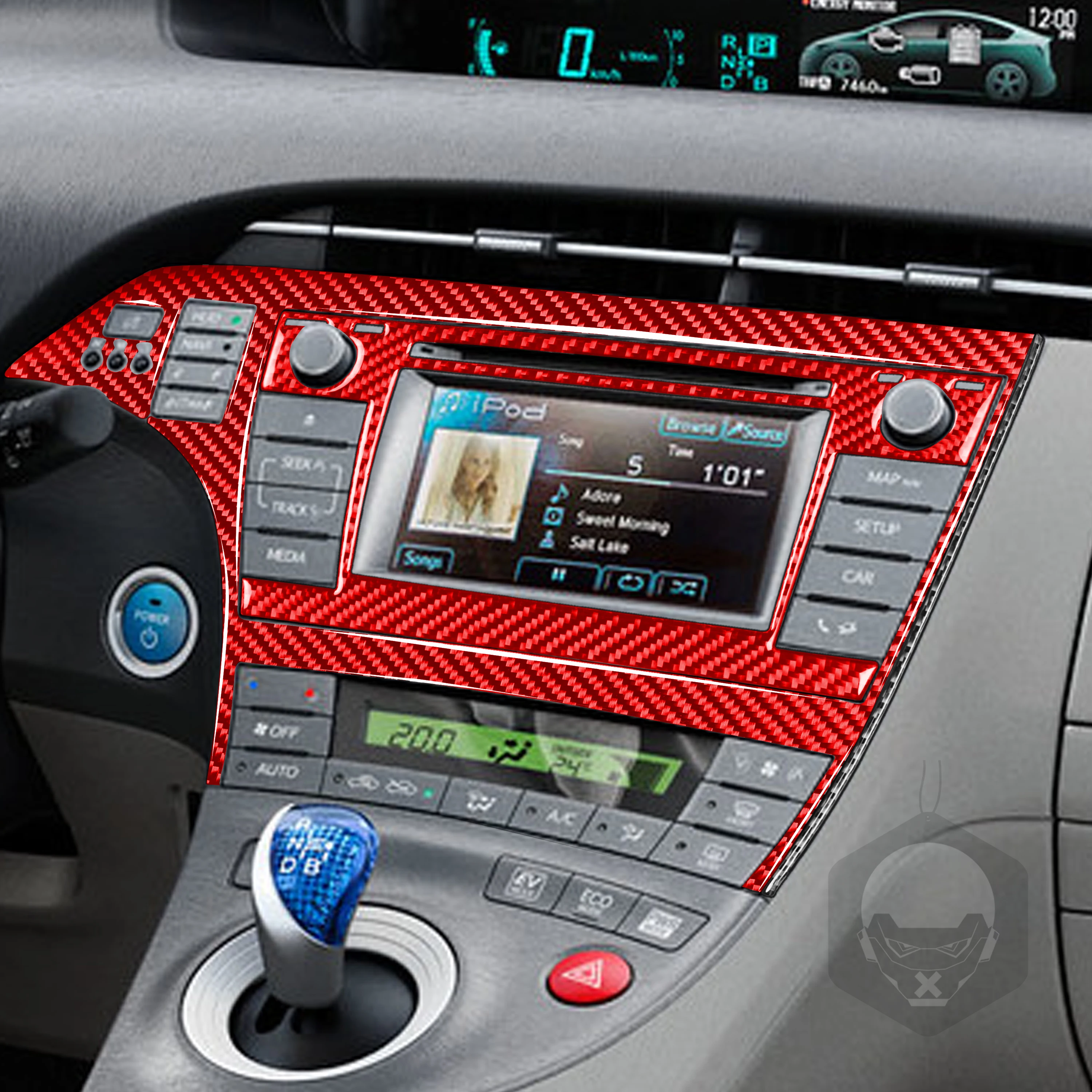 For Toyota Prius 2012-2015 Car Center Console GPS CD Frame Cover Trim Sticker Genuine Carbon Fiber (A)
For Toyota Prius 2012-2015 Car Center Console GPS CD Frame Cover Trim Sticker Genuine Carbon Fiber (A)
