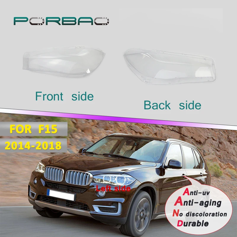 Front Headlight Transparent Glass Lens Headlamp Shell Lamp Cover For X5 F15 X6 F16 Headlight 14-18 Lampshade Bright Clear DIY
Front Headlight Transparent Glass Lens Headlamp Shell Lamp Cover For X5 F15 X6 F16 Headlight 14-18 Lampshade Bright Clear DIY