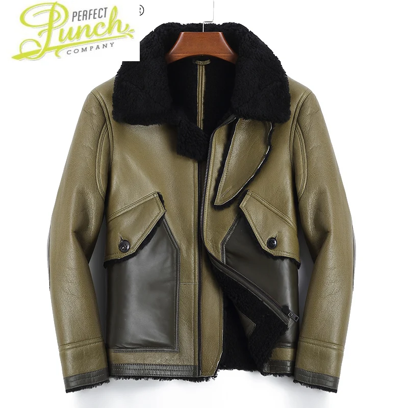 Men Jacket Autumn Clothes Winter Fur Coat Men's Clothing Real Sheepskin Leather Jackets Mens Ropa De Hombre LXR627
Men Jacket Autumn Clothes Winter Fur Coat Men's Clothing Real Sheepskin Leather Jackets Mens Ropa De Hombre LXR627
