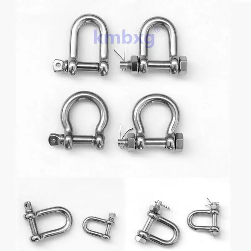 High Tensile Rigging Hardware Stainless Steel 304 Dee or Bow Anchor Shackle with Screw Pin or Safety Pin Connector Buckle
High Tensile Rigging Hardware Stainless Steel 304 Dee or Bow Anchor Shackle with Screw Pin or Safety Pin Connector Buckle