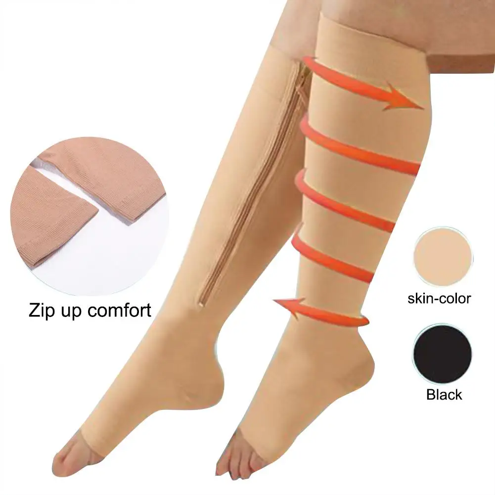 1 Pair Men Women Compression Socks Fit for Sports Black Compression Socks Anti Fatigue Pain Relief Knee High Stockings
1 Pair Men Women Compression Socks Fit for Sports Black Compression Socks Anti Fatigue Pain Relief Knee High Stockings
