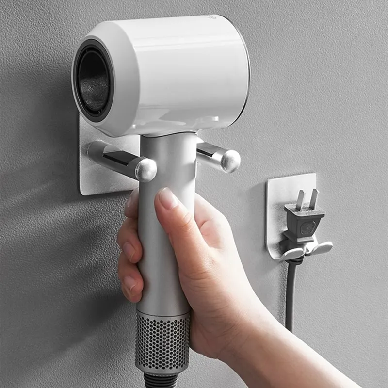 Hair Dryer Holder Black/Silver Hairdryer Rack Nail-free Glue Storage Rack Bathroom Shelf For Dyson Supersonic Hair Dryer Holder
Hair Dryer Holder Black/Silver Hairdryer Rack Nail-free Glue Storage Rack Bathroom Shelf For Dyson Supersonic Hair Dryer Holder