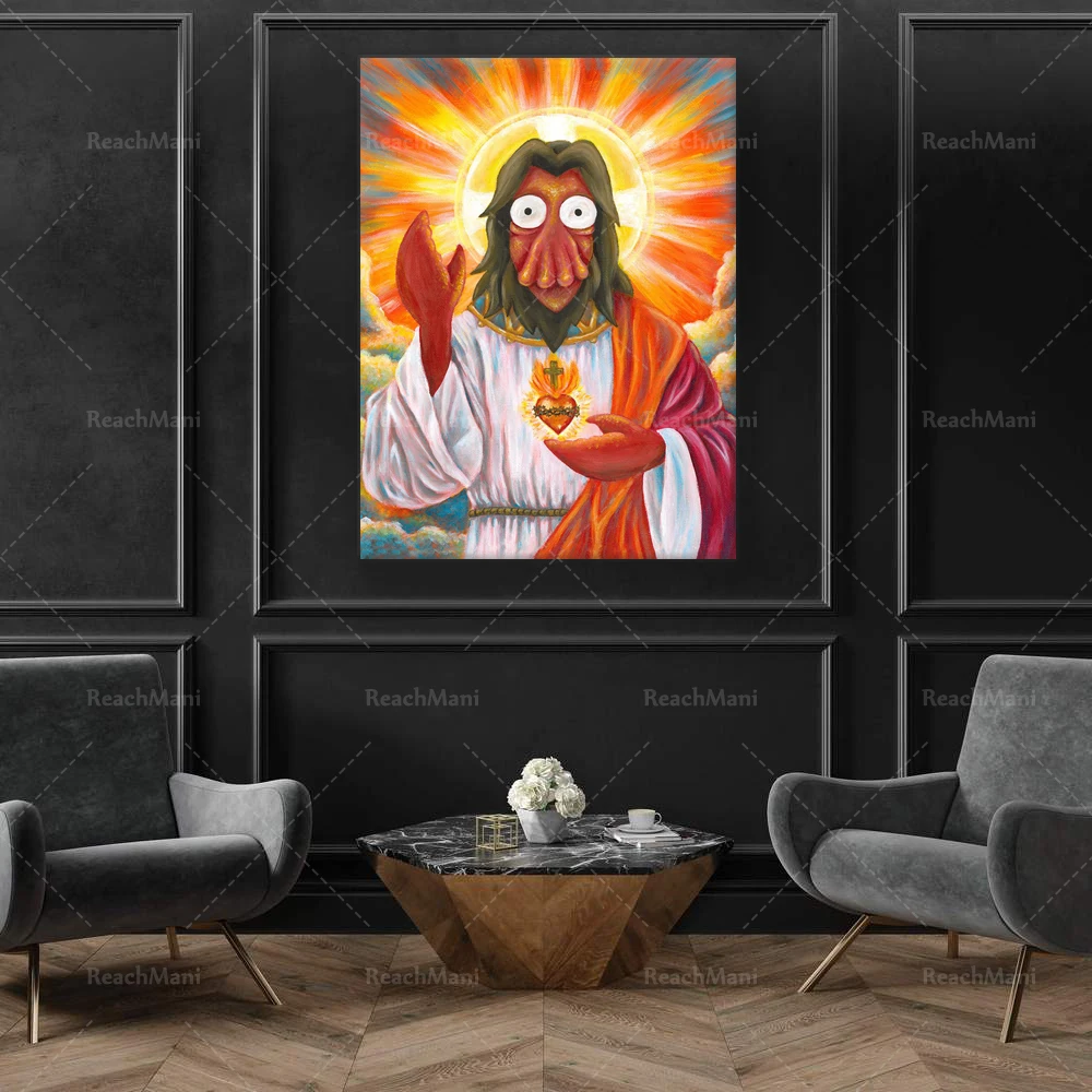 Zoidberg Jesus Poster, Idea Gift For Jesus Lovers, Christian Gift, Modern Home Decor Wall Art Prints Canvas
Zoidberg Jesus Poster, Idea Gift For Jesus Lovers, Christian Gift, Modern Home Decor Wall Art Prints Canvas