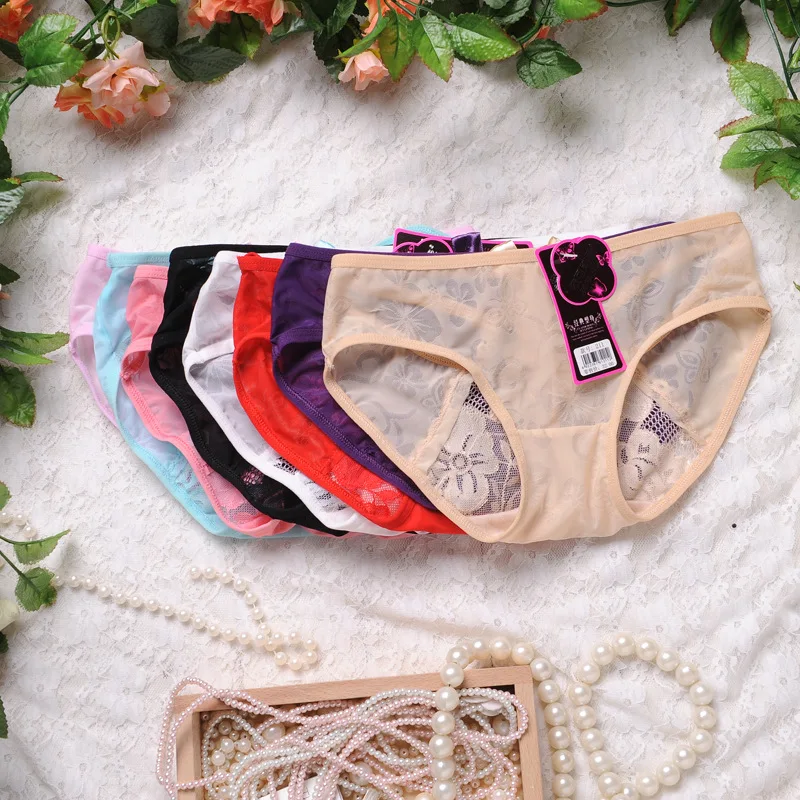 New Hot Sell 5pcs/Lot Sexy Ice Silk Jacquard Women's Underwear Temptation Transparent Hollow Lady Cotton Briefs KY211
New Hot Sell 5pcs/Lot Sexy Ice Silk Jacquard Women's Underwear Temptation Transparent Hollow Lady Cotton Briefs KY211