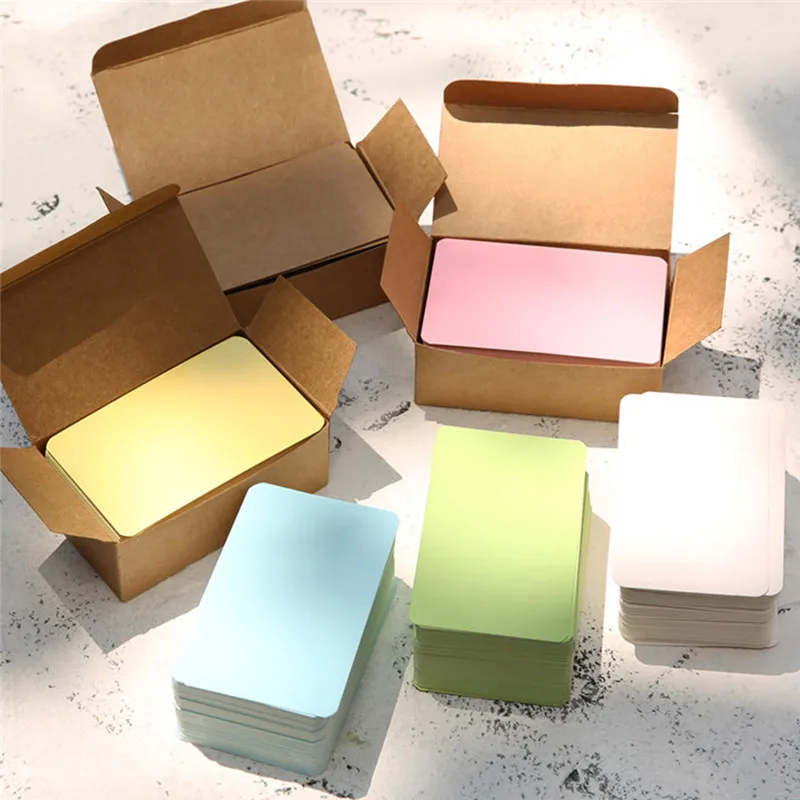 100 Sheets/Box Paper Message Card Blank Handwritten Memo Notecards Greeting Blessing Wedding Party Gift Thank You Postcard
100 Sheets/Box Paper Message Card Blank Handwritten Memo Notecards Greeting Blessing Wedding Party Gift Thank You Postcard