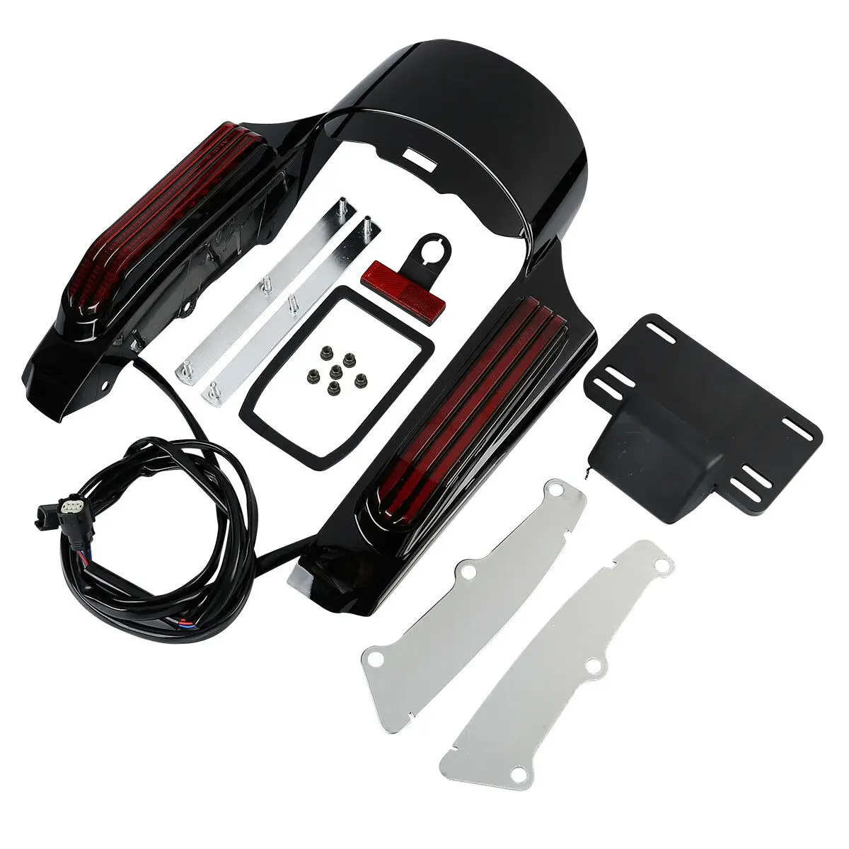 Motorcycle LED Rear Fender Fascia For Harley Touring Road King Glide FLHR FLTRX 2014-2024
Motorcycle LED Rear Fender Fascia For Harley Touring Road King Glide FLHR FLTRX 2014-2024