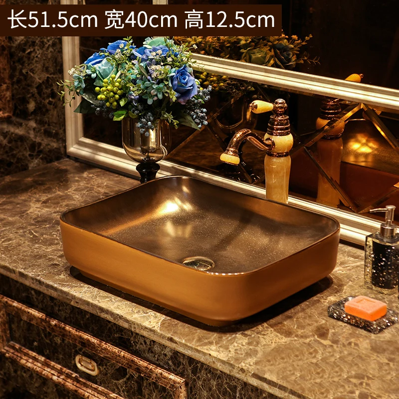 Gold China Artistic Handmade Ceramic wash basin Lavobo Round Counter top ceramic chinese wash basin bathroom sinks
Gold China Artistic Handmade Ceramic wash basin Lavobo Round Counter top ceramic chinese wash basin bathroom sinks
