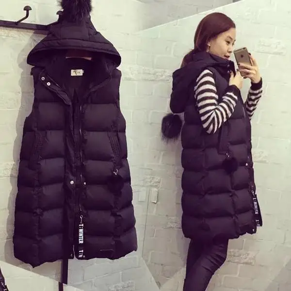 3xl plus big size long coats women spring autumn winter feminina new hooded thick long black vest jacket female
3xl plus big size long coats women spring autumn winter feminina new hooded thick long black vest jacket female