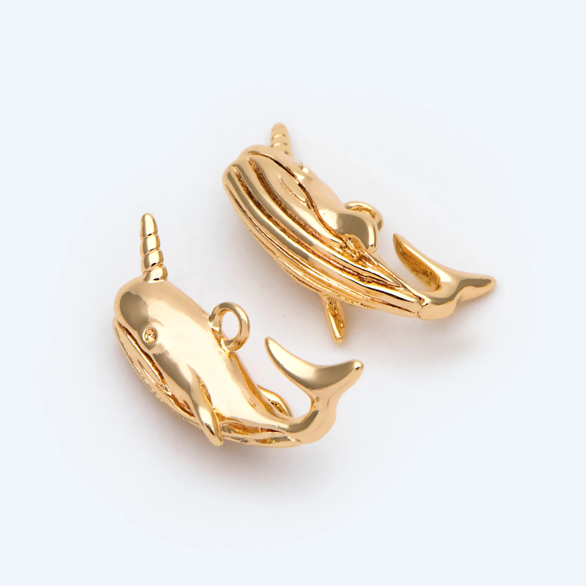 4pcs Gold 3D Whale Charm for Jewelry Making DIY Pendants Necklace Bracelets Accessories Wholesale (GB-2542)
4pcs Gold 3D Whale Charm for Jewelry Making DIY Pendants Necklace Bracelets Accessories Wholesale (GB-2542)