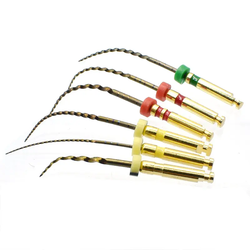 Dental Instrument Similar SC Pro Rotary Files Heat Activation Golden Endo Files Root Canal for Dentistry Endodontic
Dental Instrument Similar SC Pro Rotary Files Heat Activation Golden Endo Files Root Canal for Dentistry Endodontic