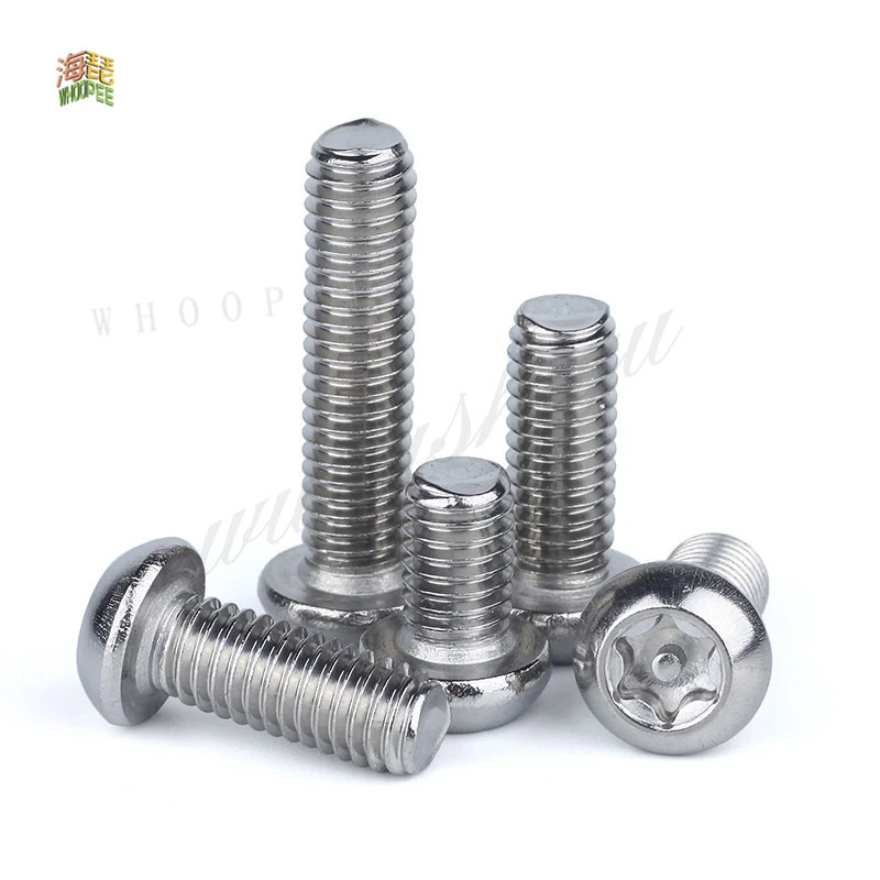 10/50 PCs M3 M4 M5 M6 M8 A2-70 304 stainless steel six lobes button Torx Pan round head with tamper proof bolt safety screw bolt
10/50 PCs M3 M4 M5 M6 M8 A2-70 304 stainless steel six lobes button Torx Pan round head with tamper proof bolt safety screw bolt