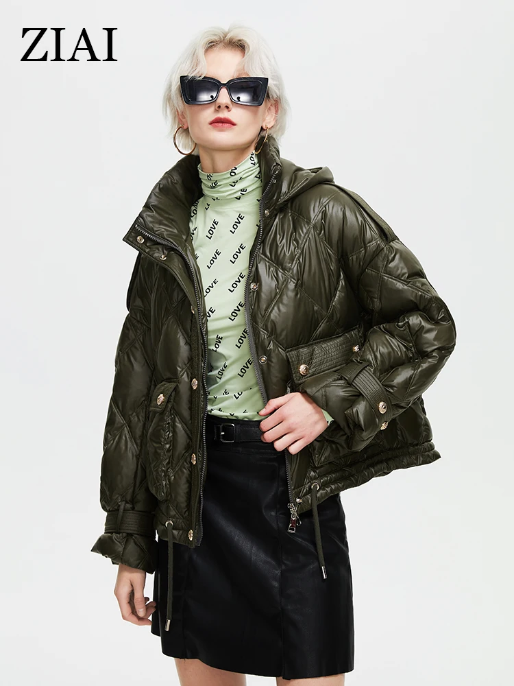 ZIAI 2022 Women's Winter Parka Oversize Short Padded Coats Fashion Pocket Cuff Female Warm Jacket clothes woman coat ZR-7281
ZIAI 2022 Women's Winter Parka Oversize Short Padded Coats Fashion Pocket Cuff Female Warm Jacket clothes woman coat ZR-7281