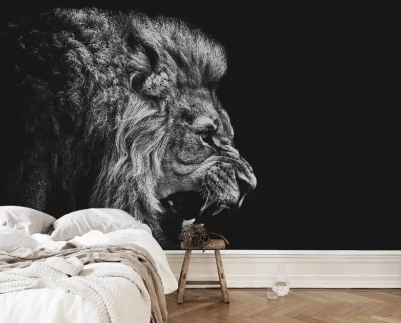 3D Black and white lion Home Improvement 3D Wallpaper For Bedroom Walls Mural TV Background Wall
3D Black and white lion Home Improvement 3D Wallpaper For Bedroom Walls Mural TV Background Wall