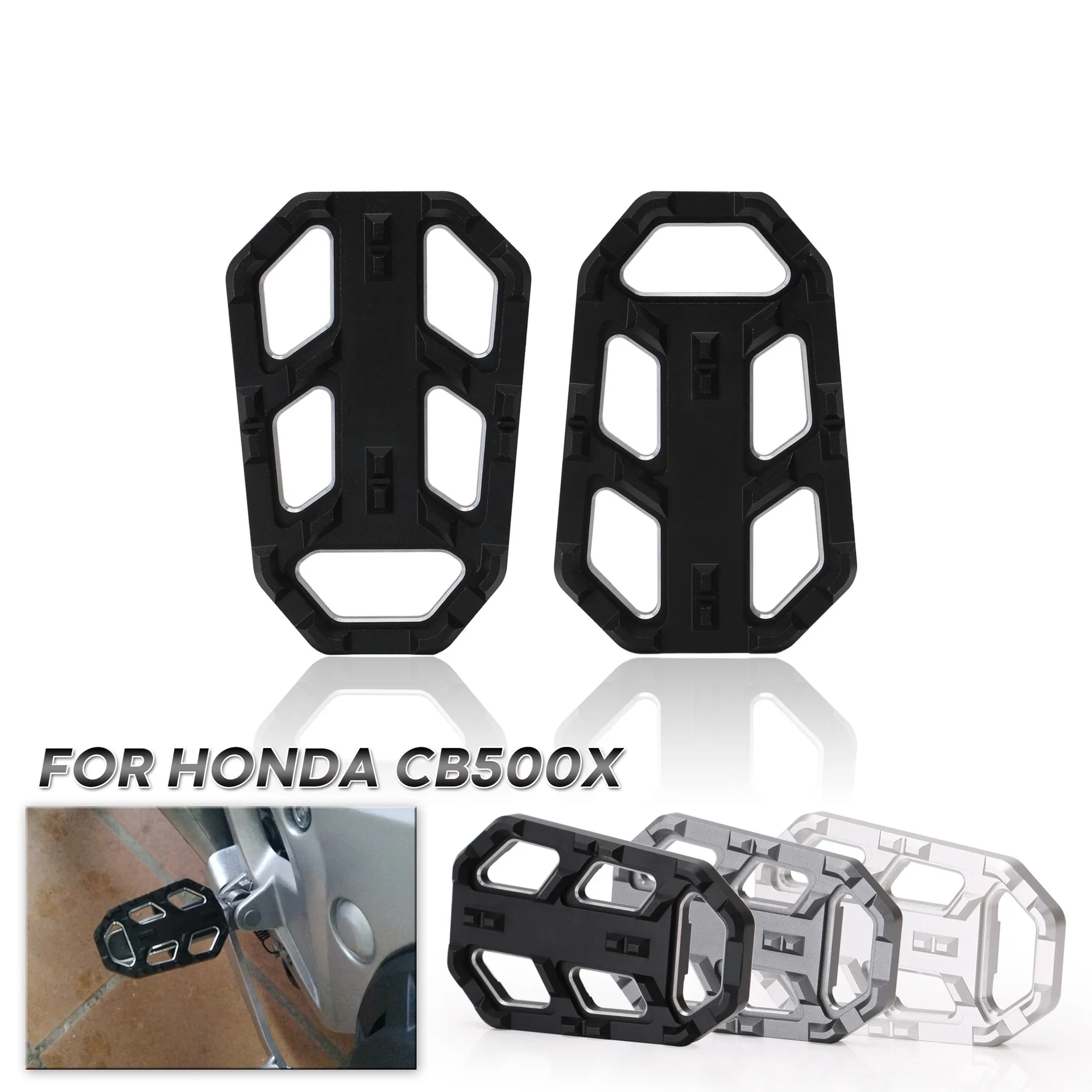 Motorcycle folding foot plate passenger foot cover suitable for Honda CB500X 98-12 13-17 anti-skid pedal motorcycle foot pegs
Motorcycle folding foot plate passenger foot cover suitable for Honda CB500X 98-12 13-17 anti-skid pedal motorcycle foot pegs