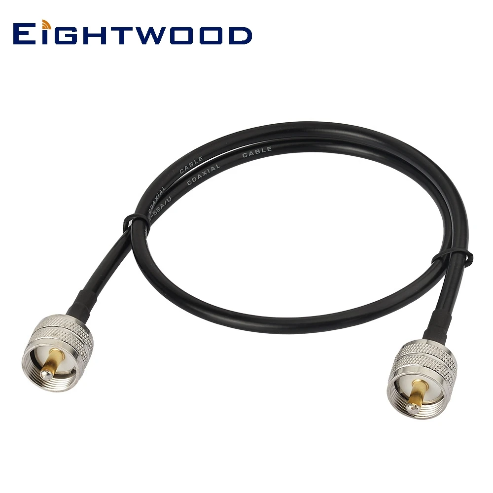 Eightwood Ham Radio Antenna Adapter Wire Assembly UHF Male PL259 to UHF Male PL-259 Coax Connector Pigtail RG58 Extension Cable
Eightwood Ham Radio Antenna Adapter Wire Assembly UHF Male PL259 to UHF Male PL-259 Coax Connector Pigtail RG58 Extension Cable