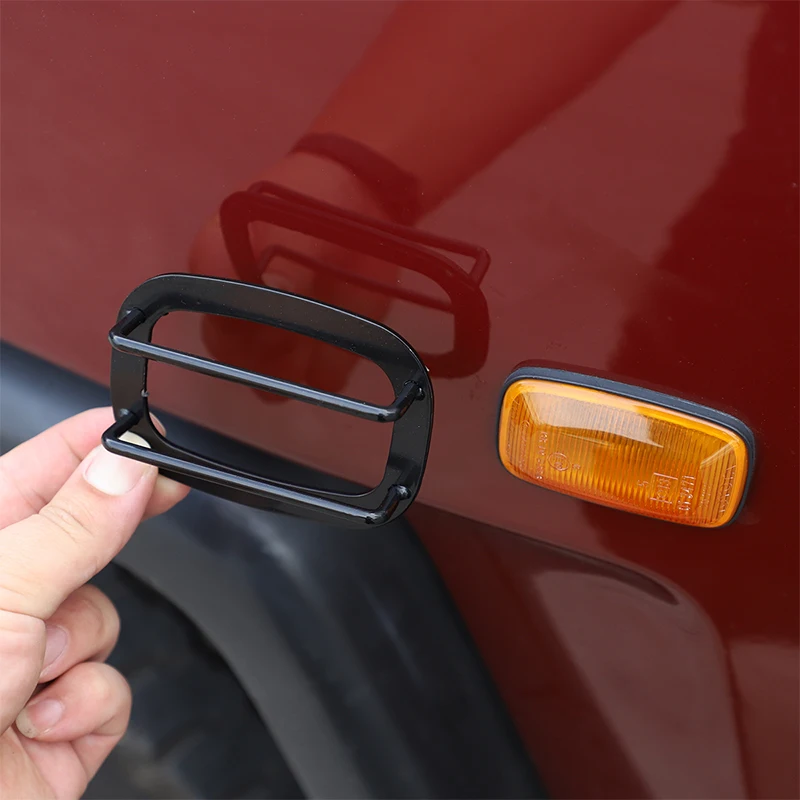 Car Turn Signal Protection Cover Decorate Sticker Stainless Steel Black Car Styling for Toyota FJ Cruiser 07-21 Car Accessories
Car Turn Signal Protection Cover Decorate Sticker Stainless Steel Black Car Styling for Toyota FJ Cruiser 07-21 Car Accessories
