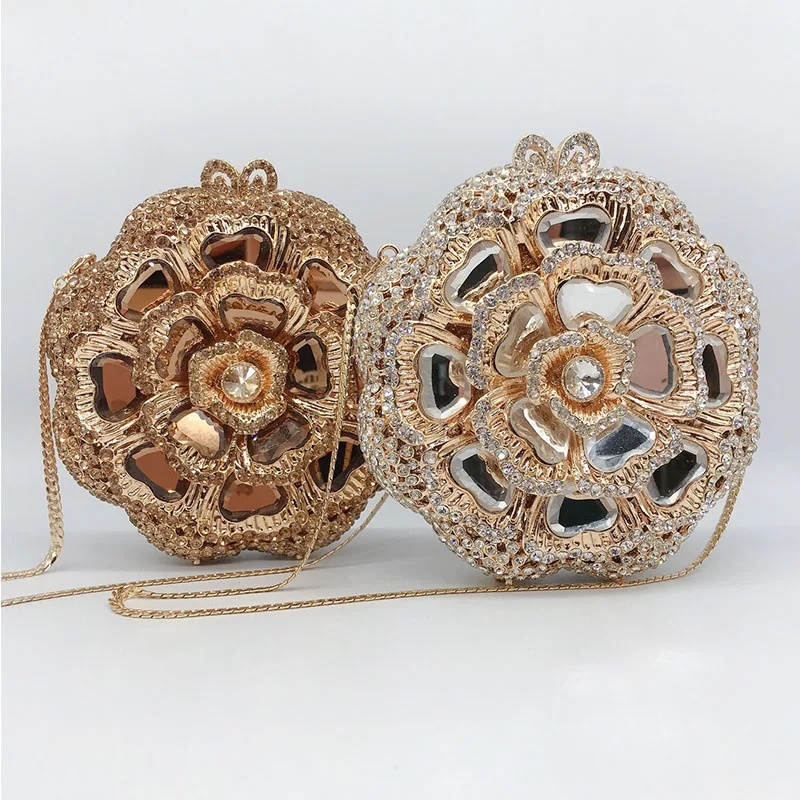 Fashion 3D Flower Diamond Clutch Bag Luxury Gold 4 Colors Women’s Crystal Shoulder Wallet Elegant Ladies Dinner Wedding Clutches
Fashion 3D Flower Diamond Clutch Bag Luxury Gold 4 Colors Women’s Crystal Shoulder Wallet Elegant Ladies Dinner Wedding Clutches