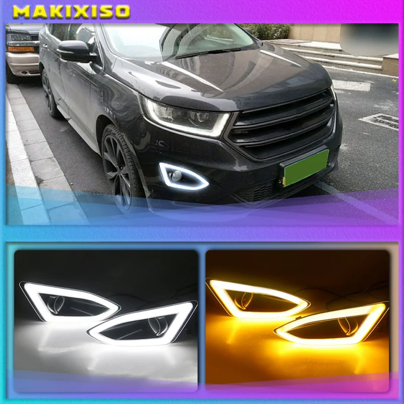 LED Daytime Running Light For Ford EDGE 2015 2016 2017 2018 Waterproof ABS 12V Car DRL Fog Lamp Decoration with Dimmer Function
LED Daytime Running Light For Ford EDGE 2015 2016 2017 2018 Waterproof ABS 12V Car DRL Fog Lamp Decoration with Dimmer Function