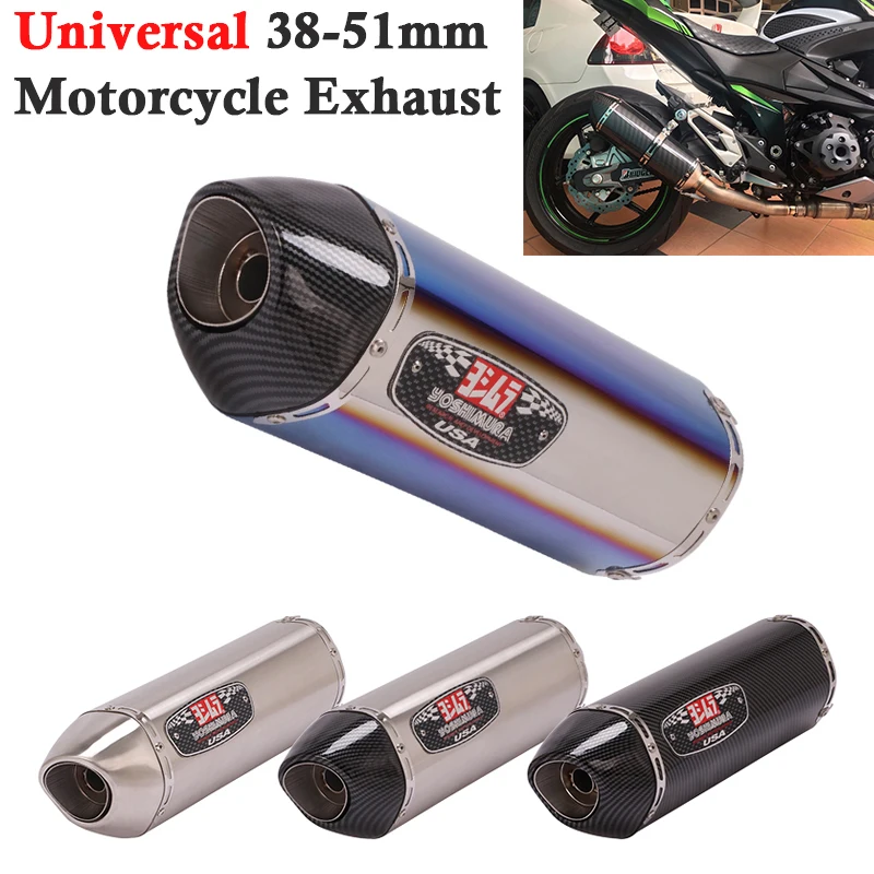 Универсальный 51 мм мотоциклетный выхлоп Yoshimura R77, Escape Pipe DB Killer, глушитель для Ninja 400 GSR750 Z900 R6 NC750X
Универсальный 51 мм мотоциклетный выхлоп Yoshimura R77, Escape Pipe DB Killer, глушитель для Ninja 400 GSR750 Z900 R6 NC750X