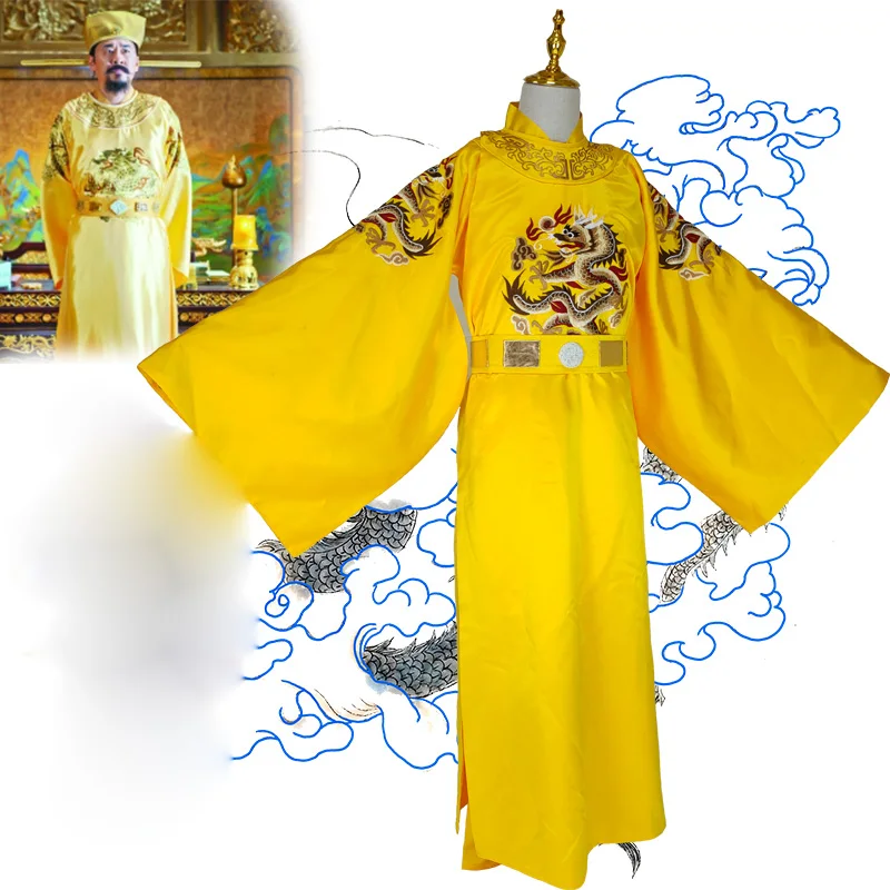 Chinese High Quality Su Embroidery Male Hanfu Song Dynasty Yellow Dragon Emperor Zhao KuangYin Drama Costume Dragon Robe Cosplay
Chinese High Quality Su Embroidery Male Hanfu Song Dynasty Yellow Dragon Emperor Zhao KuangYin Drama Costume Dragon Robe Cosplay