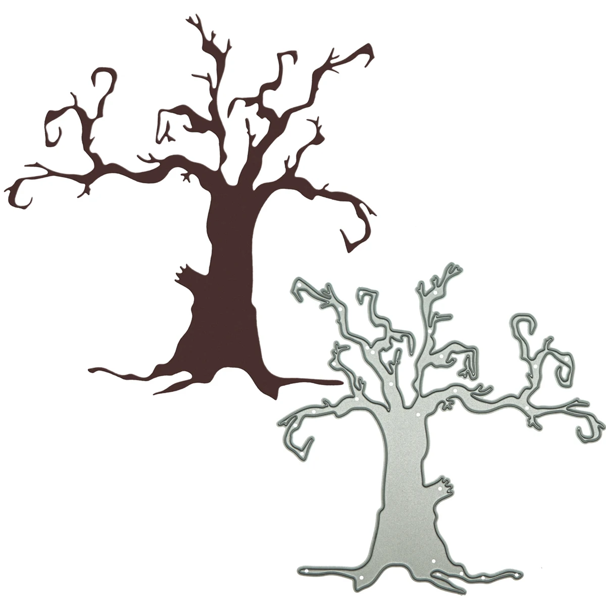 Creepy Scary Bare Tree Pattern Metal Die Cutter For Scrapbooking Cutting Dies Clipart DIY Halloween Card Decorating
Creepy Scary Bare Tree Pattern Metal Die Cutter For Scrapbooking Cutting Dies Clipart DIY Halloween Card Decorating