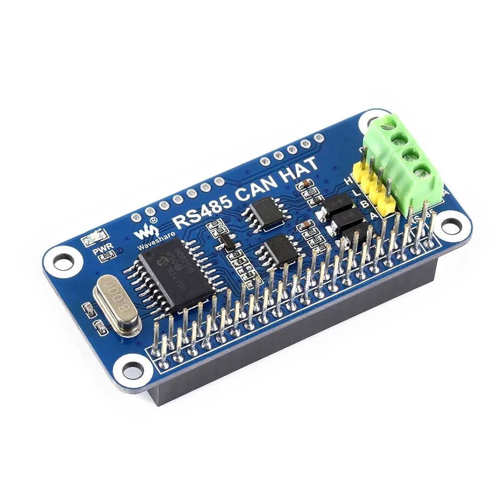Плата Waveshare RS485 CAN для Raspberry Pi Zero/Zero W/Zero WH/2B/3B/3B +, встроенный контроллер CAN: MCP2515,485 трансивер: SP3485,
Плата Waveshare RS485 CAN для Raspberry Pi Zero/Zero W/Zero WH/2B/3B/3B +, встроенный контроллер CAN: MCP2515,485 трансивер: SP3485,