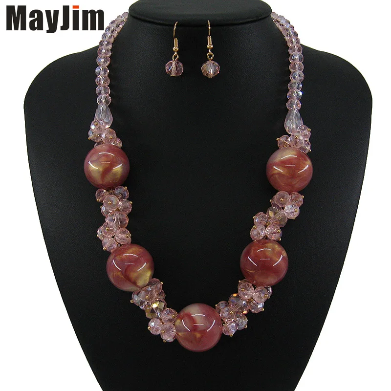 Statement Vintage Choker Crystal Necklaces & Pendants Women Natural Pattern Bohemia Big Bead Chain Fashion
Statement Vintage Choker Crystal Necklaces & Pendants Women Natural Pattern Bohemia Big Bead Chain Fashion