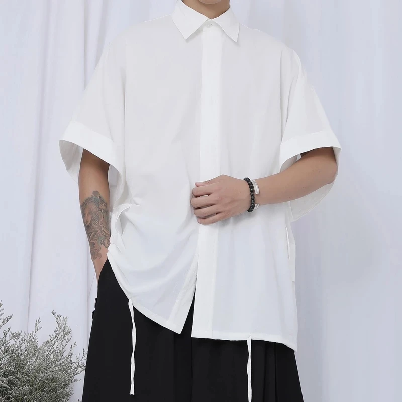 Men's Short Sleeve Shirt 2022 Summer Large Loose Original Style Niche Top Men's Fashion Hairdresser Simple Loose Shirt
Men's Short Sleeve Shirt 2022 Summer Large Loose Original Style Niche Top Men's Fashion Hairdresser Simple Loose Shirt