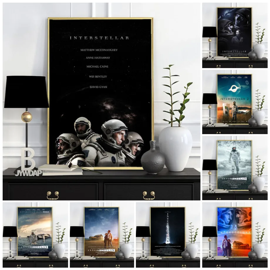 Classic Movie Interstellar Poster Nolan McConaughey Retro Posters and Prints Canvas Painting Home Room Decor Film Wall Pictures
Classic Movie Interstellar Poster Nolan McConaughey Retro Posters and Prints Canvas Painting Home Room Decor Film Wall Pictures