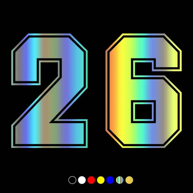 30060#наклейки на авто Цифра 26 водонепроницаемые наклейки на машину наклейка для авто автонаклейка стикер этикеты винила наклейки стайлинга автомобилей украшения на бампере автомобиля несколько размеров без фона
30060#наклейки на авто Цифра 26 водонепроницаемые наклейки на машину наклейка для авто автонаклейка стикер этикеты винила наклейки стайлинга автомобилей украшения на бампере автомобиля несколько размеров без фона