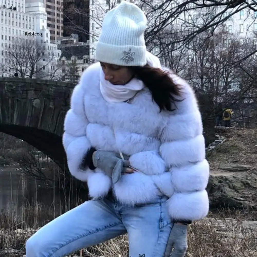 Winter Fashion Long Sleeve Faux Fox Fur Coat Women Thick Warm Fur Coats Outerwear Fake Fur Jacket 
Winter Fashion Long Sleeve Faux Fox Fur Coat Women Thick Warm Fur Coats Outerwear Fake Fur Jacket
