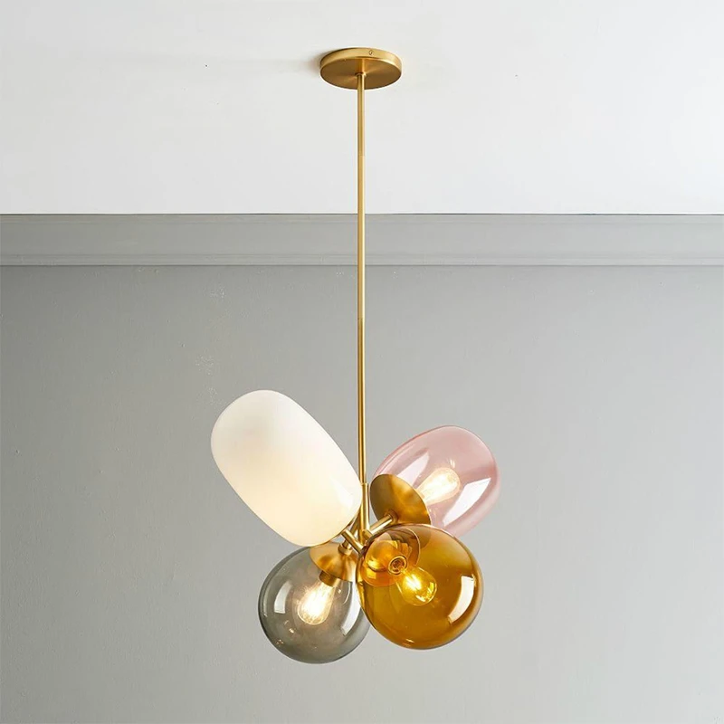 Modern Glass Pendant Lights Fixture Colorful Bedside Kitchen Dining Room Hanging Lamps Luminaire Suspension Lighting Designer
Modern Glass Pendant Lights Fixture Colorful Bedside Kitchen Dining Room Hanging Lamps Luminaire Suspension Lighting Designer