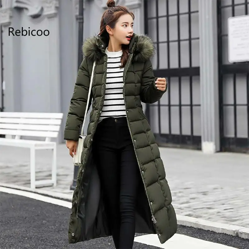 New Casual Winter Down Cotton Jackets Long Winter Jacket Women Fur Collar Parkas Female Slim Winter Warm Coat Womens
New Casual Winter Down Cotton Jackets Long Winter Jacket Women Fur Collar Parkas Female Slim Winter Warm Coat Womens