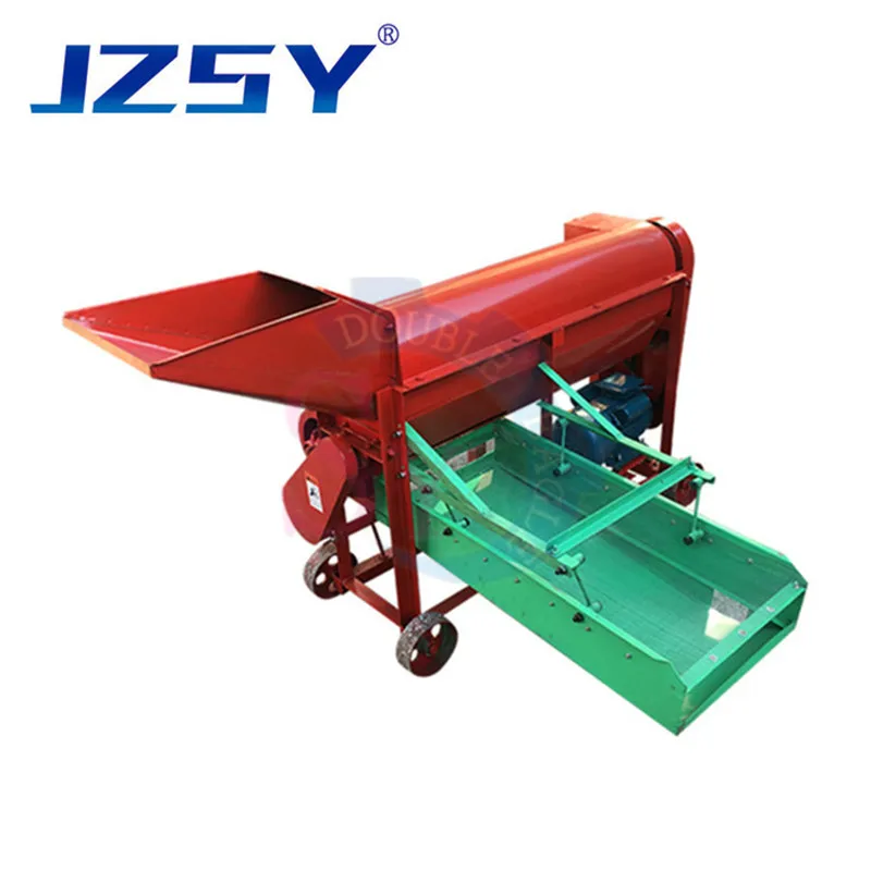 300-500kg/h home use electric fresh millet threshing machine/small sorghum rape seed thresher equipment with vibrating screen
300-500kg/h home use electric fresh millet threshing machine/small sorghum rape seed thresher equipment with vibrating screen