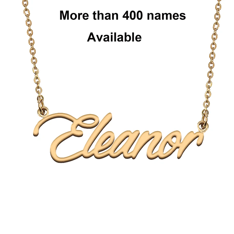Cursive Initial Letters Name Necklace for Eleanor Birthday Party Christmas New Year Graduation Wedding Valentine Day Gift
Cursive Initial Letters Name Necklace for Eleanor Birthday Party Christmas New Year Graduation Wedding Valentine Day Gift