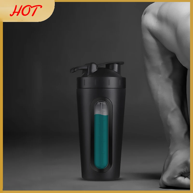 Whey Protein Shaker Sports Bottle Tainless Steel Shaker Bottle Leakproof Gym Nutrition Vacuum Blender Cup Customized
Whey Protein Shaker Sports Bottle Tainless Steel Shaker Bottle Leakproof Gym Nutrition Vacuum Blender Cup Customized
