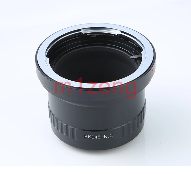 PK645-Nik Z Adapter ring for PENTAX 645 PK645 mount lens to nikon Z mount Z6 Z7 z50 NZ Full Frame Camera body
PK645-Nik Z Adapter ring for PENTAX 645 PK645 mount lens to nikon Z mount Z6 Z7 z50 NZ Full Frame Camera body
