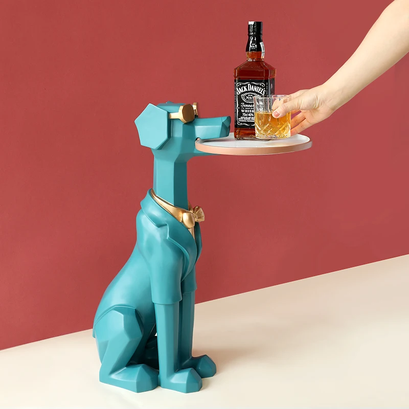 Resin Dog with Tray Statue Floor Standing Dog Tray Home Décor Sculpture Modern Resin Statue Ornaments for home Decoration living
Resin Dog with Tray Statue Floor Standing Dog Tray Home Décor Sculpture Modern Resin Statue Ornaments for home Decoration living