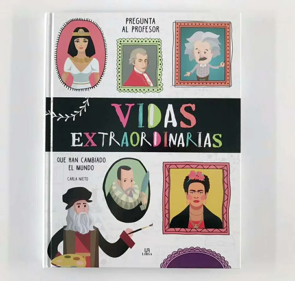 Child Kids Spanish Book Carhild Education Enlightenment World Famous Biography Knowledge Learning Reading Hardcover Book Age 6
Child Kids Spanish Book Carhild Education Enlightenment World Famous Biography Knowledge Learning Reading Hardcover Book Age 6