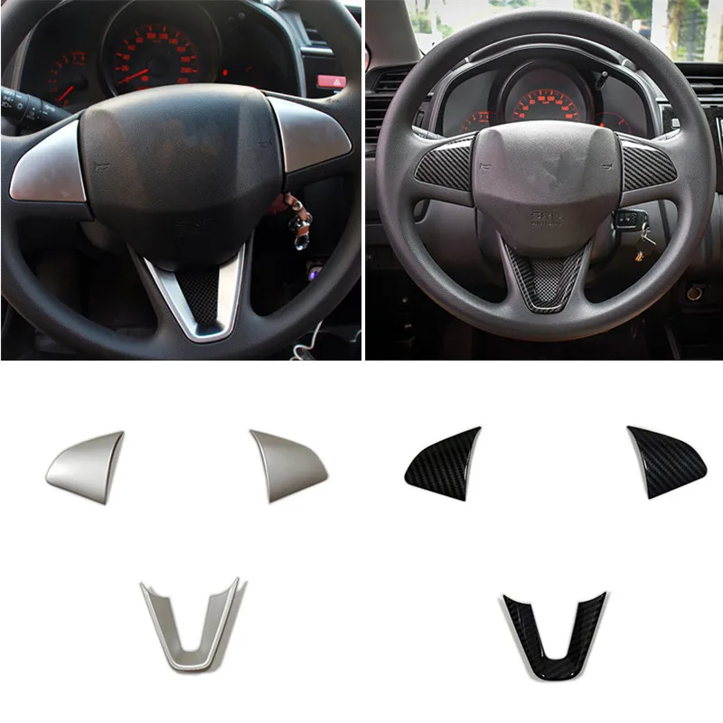 For Honda FIT JAZZ 2014-2018 Accessories Car Steering Wheel Button Frame Cover Trim Car Styling ABS Matte/Carbon Fiber 3pcs
For Honda FIT JAZZ 2014-2018 Accessories Car Steering Wheel Button Frame Cover Trim Car Styling ABS Matte/Carbon Fiber 3pcs