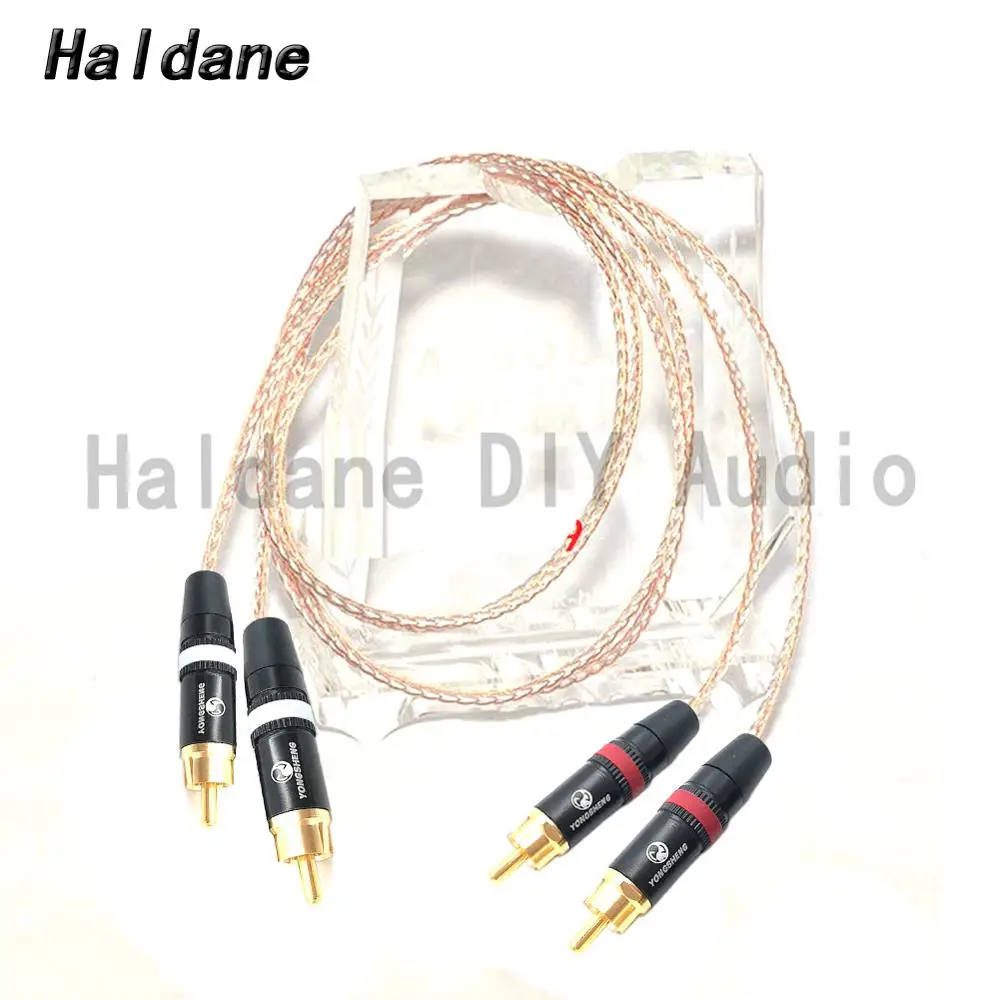 Haldane Pair Hi-End Single Crystal Copper Silver Mixed 2RCA Male to 2 RCA Female Cable Dual RCA Interconnect Audio Cable
Haldane Pair Hi-End Single Crystal Copper Silver Mixed 2RCA Male to 2 RCA Female Cable Dual RCA Interconnect Audio Cable
