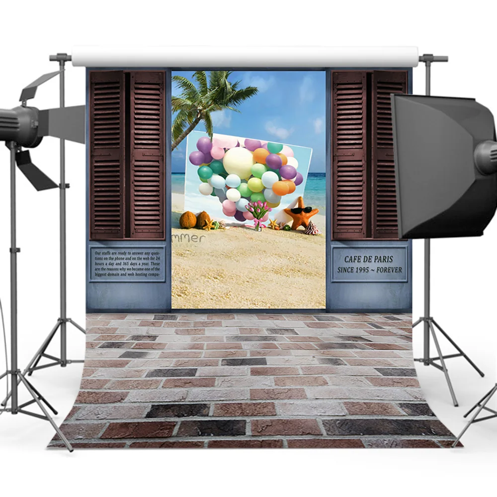 MOCSICKASummer Sandy Beach Background Door Cocount Tree Photography Backdrops Holiday S-172
MOCSICKASummer Sandy Beach Background Door Cocount Tree Photography Backdrops Holiday S-172