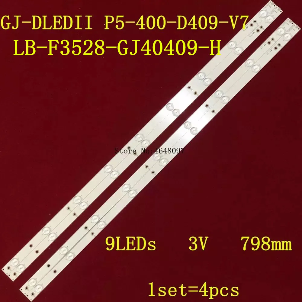 Светодиодная лента для подсветки, 9 ламп для LD40E01M T4002M, 40 дюймов, TV LED-40B800 LB-F3528-GJ40409-H G TPT400LA-J6PE1
Светодиодная лента для подсветки, 9 ламп для LD40E01M T4002M, 40 дюймов, TV LED-40B800 LB-F3528-GJ40409-H G TPT400LA-J6PE1